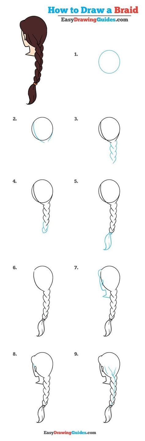 Thankfully, shadowdraw artist tatiana ampleyeva is here to guide you in her new interactive drawing. How to Draw a Braid - Really Easy Drawing Tutorial ...