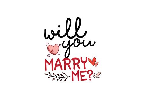 Will You Marry Me Graphic By Wienscollection Creative Fabrica