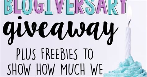 The Primary Peach 1st Blogiversary Giveaway And Freebies