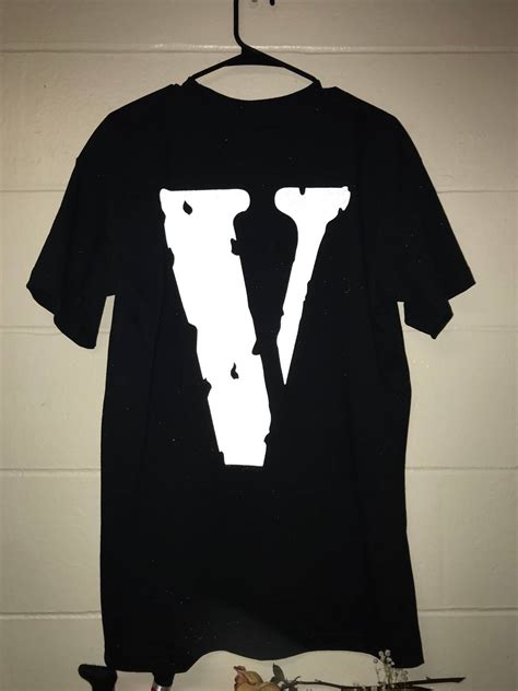 Vlone Vlone Reflective Tee Size L Grailed