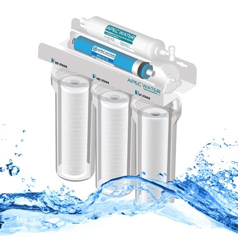 Apec Top Tier 5 Stage Ultra Safe Reverse Osmosis Drinking Water Filter