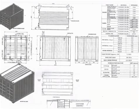 6ft8ft10ft Container Parts And Assembly Guangzhou