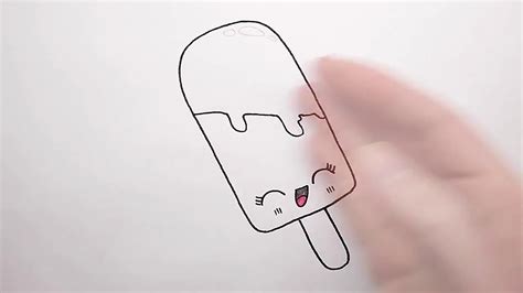 How To Draw A Cute Ice Cream And Color Easy Drawing Tutorial Youtube