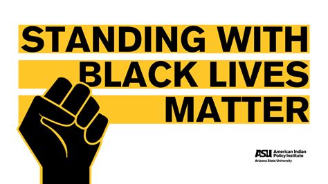 Statement Of Support For Black Lives Matter American Indian Policy