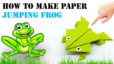 How To Make Paper Jumping Frog Easy How To Make Paper Frog That Jumps