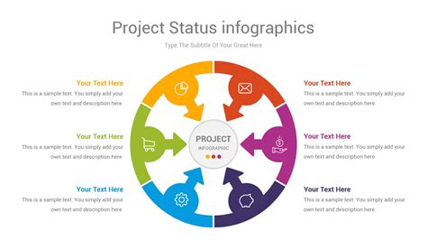 Project Status Infographics Powerpoint Template Presentation Templates
