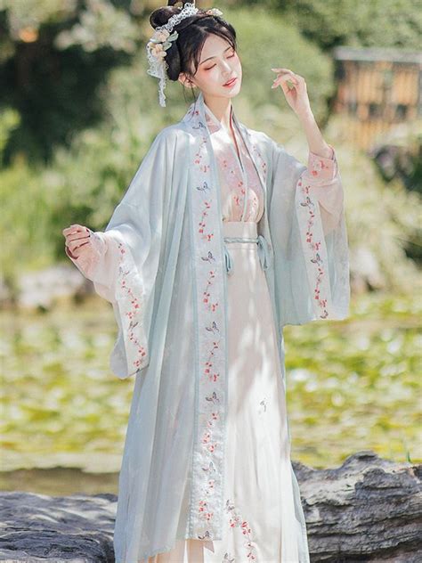 Women Chinese Style Hanfu Traditional Dance Costume Song Dynasty