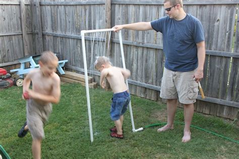 How to make your own water sprinkler. Make Your Own Sprinkler with PVC Pipes