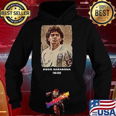 Rip Diego Maradona 1960 2020 Football Shirt Ironmantee Premium Llc