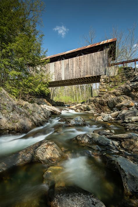 Gold Brook Covered Bridge Stowe Hollow Holiday Accommodation Short