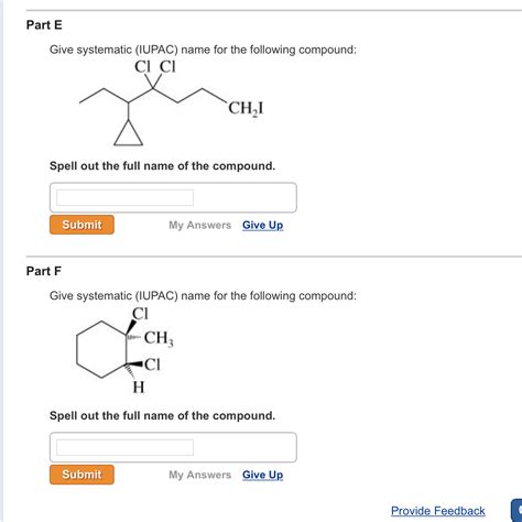 Solved Give Systematic Iupac Name For The Following