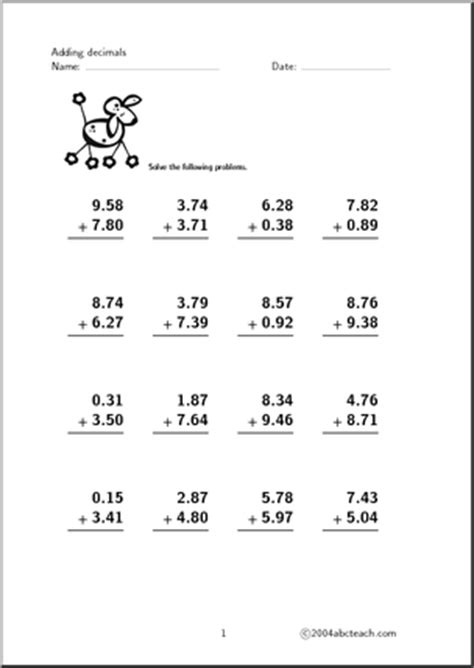 Solving problems with decimal addition, decimal subtraction, decimal multiplication and. horseflyzohv - place value worksheets 6th grade