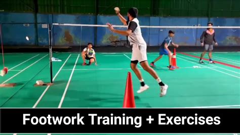 Footwork Training Badminton Training For Beginners Exercise Fitness