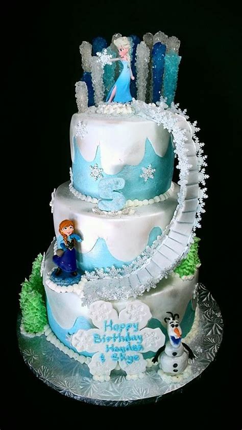 Disneys Frozen Birthday Cake Yep I Want This Next Year Bolo Frozen