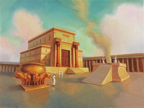 The Temple Of Solomon C 1000586 Bc Dedicated To Yahweh In Jerusalem