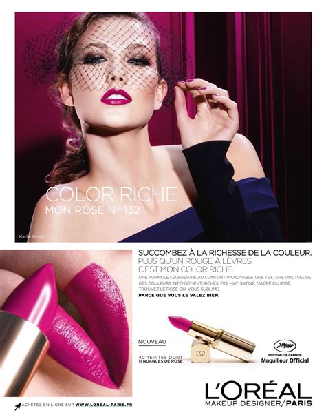L Oréal Paris Cosmetic Advertising With Karlie Kloss Makeup Ads Loreal Paris Beauty Photography