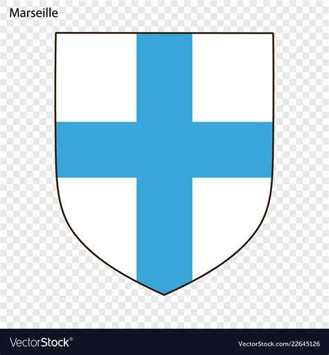 Emblem Of Marseille Royalty Free Vector Image Vectorstock