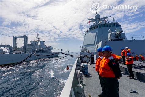 Naval Escort Taskforce Conducts Replenishment At Sea In Gulf Of Aden