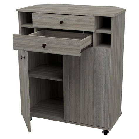 Premium selection of designer fabrics & wallpapers. Inval Sideboard Buffet Corner Storage Cabinet with 2 ...