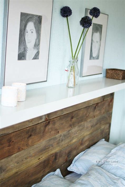 This is the part where we stopped because i have really wanted to do a live edge headboard to finish things off. DIY Headboard with floating shelf above. #FloatingShelvesBathroomApartmentTherapy #… | Floating ...