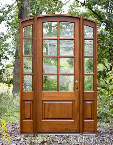Arched French Doors Custom Exterior Exterior Arched French Door With
