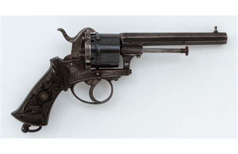 Belgian Double Action Pinfire Revolver
