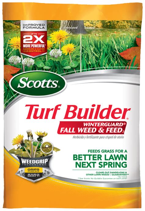 Scotts turf builder summer lawn food greens grass with up to 50% less water.*. Scotts Turf Builder Winterguard Fall Weed and Feed - Lawn ...