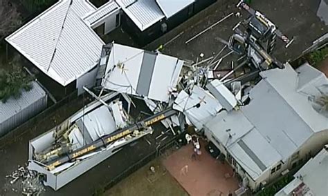 Two People Are Injured After A Crane Crashes Into A Melbourne House