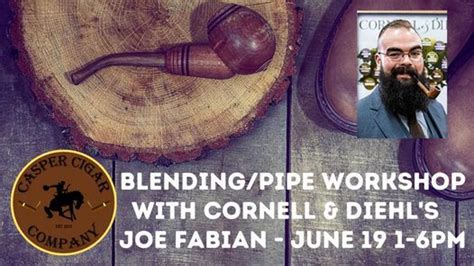 Pipe Seminar And Tasting Tour With Joe Fabian From Cornell And Diehl 1831