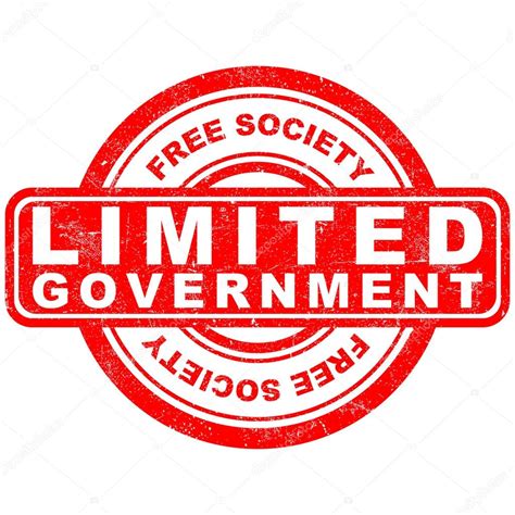 Stamp of Limited government — Stock Vector © MishaAbesadze #34907879