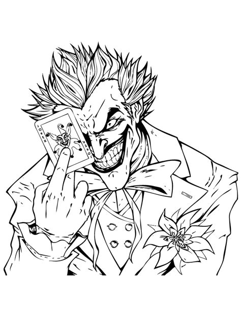 Joker coloring pages are a fun way for kids of all ages to develop creativity, focus, motor skills and color recognition. Dark Knight Joker Coloring Pages at GetColorings.com ...