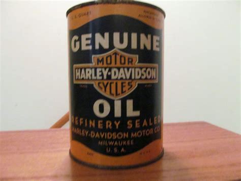 Harley davidson remains one of the best motorcycles any motorcycle lover can aim to get. Vintage 1930 1940 Harley Davidson Oil Can Genuine Antique ...