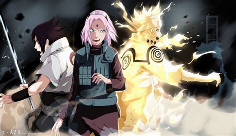 Team 7 Reunited Narutoshippuden Sakura And Sasuke Naruto Teams