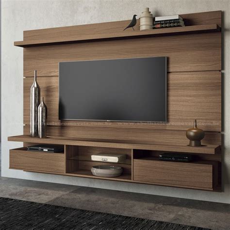 City Mdf Floating Wall Theater Entertainment Center Modern