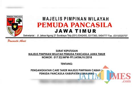 Surat pengunduran diri berisi pernyataan pengunduran diri seseorang dari suatu jabatan karena faktor tertentu yang akan disampaikan kepada atasan atau pemimpinnya. Contoh Surat Keputusan Pengangkatan Ketua Organisasi - Barisan Contoh