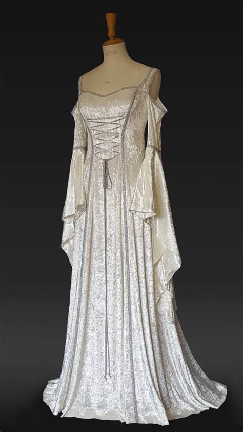 Medieval Wedding Dress Renaissance Gown Elvish Wedding Etsy