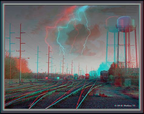 Tracking The Storm Red Cyan Filtered 3d Glasses Required Photograph