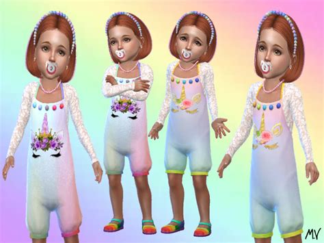 The Sims Resource Unicorn Baby Bodysuit