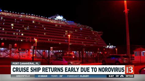 Norovirus Outbreak Makes Cruise Ship Return Early Youtube