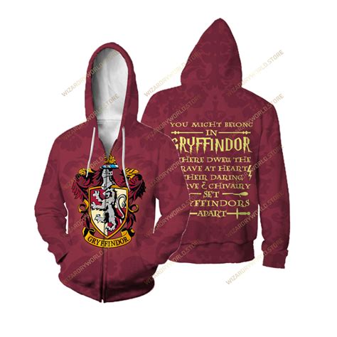 Unisex Harry Potter Gryffindor Sweatshirt Wizardry World