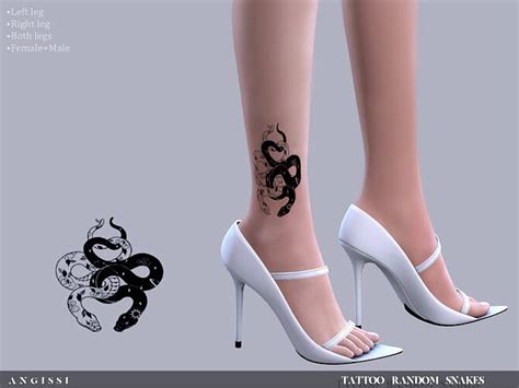 Get Free Random Snakes Tattoo By Angissi By Tsr Lana Cc Finds