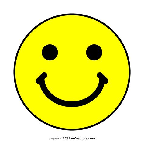Free Download Smiley Face Emoji Vector Image In Adobe Illustrator Eps