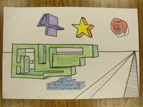Thomas Elementary Art 5th Grade One Point Perspective