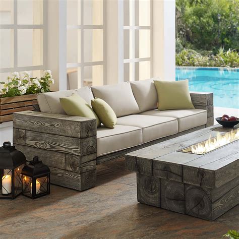 Modterior :: Outdoor :: Outdoor Sofas :: Manteo Rustic Coastal Outdoor