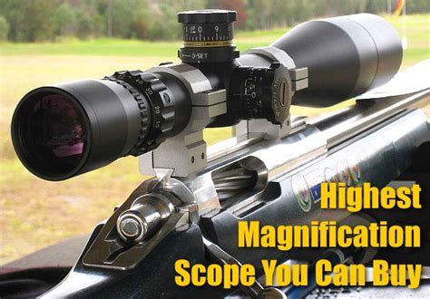 Worlds Highest Magnification Rifle Scope March 8 80x56mm Daily Bulletin