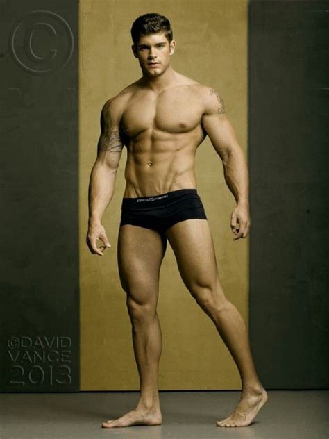 colin wayne male fitness model and bodybuilder © david vance pecs hunk