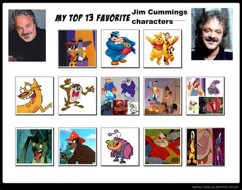 My Top 13 Favorite Jim Cummings Characters By Bart Toons On Deviantart