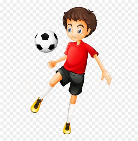 Kid Football Player Cartoon Image H Boy Playing Soccer Cartoon Free