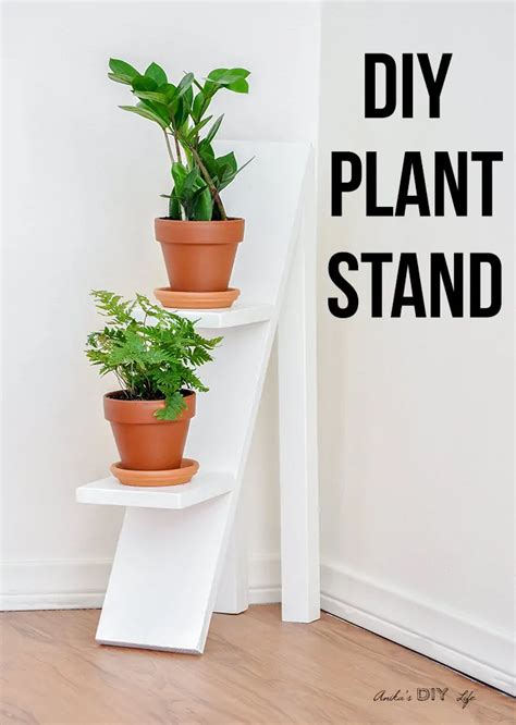 Diy Tiered Plant Stand Using Scrap Wood Diy Plant Stand