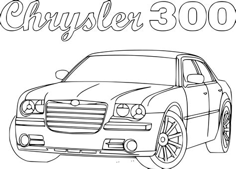 Coloriage Chrysler à Imprimer